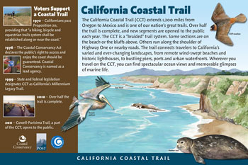 california coastal trail panel