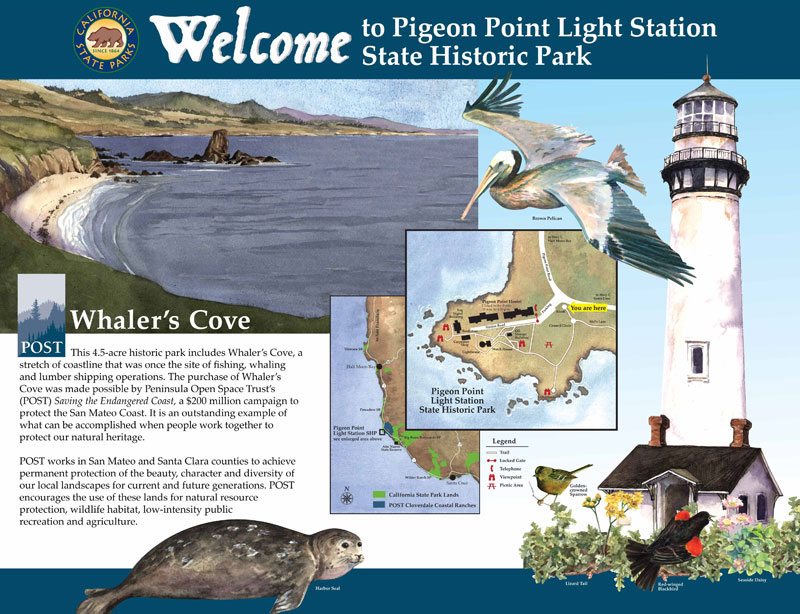 Pigeon Point Welcome Panel