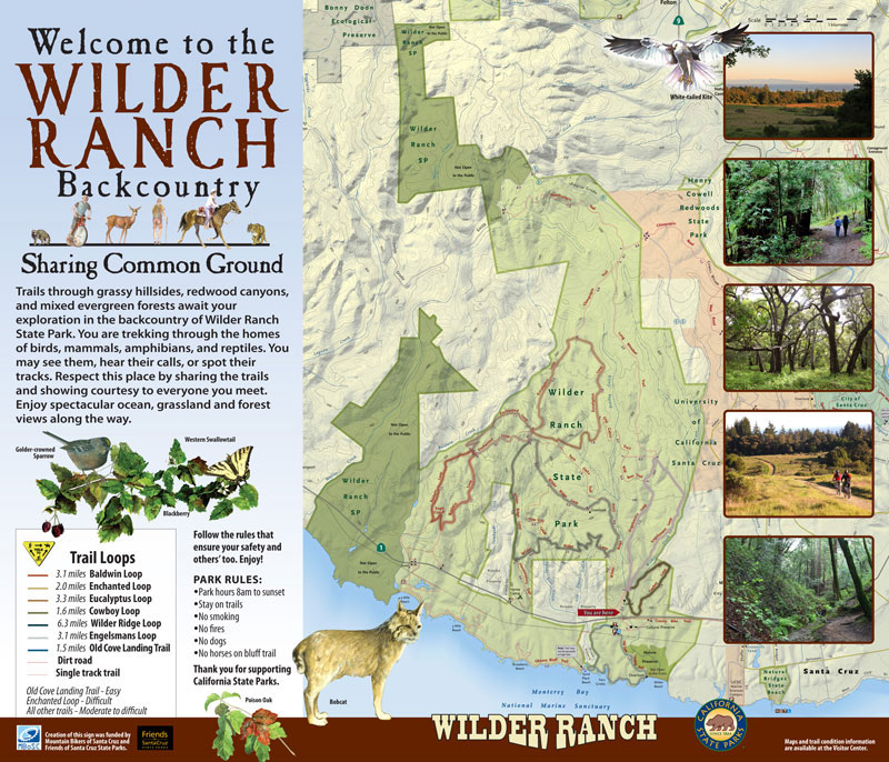 Wilder Ranch State Park Backcountry Welcome Panel